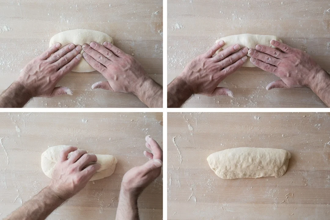 Kneading bread dough